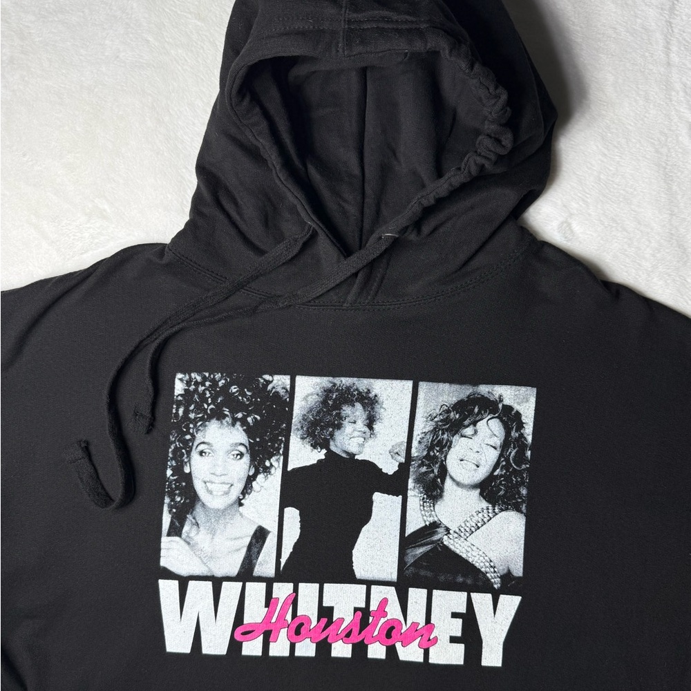 Whitney Houston Tour Photo Print Hoodie - Picture 5 of 6